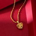 Gold Heart Necklace for Women